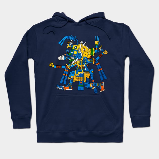 Tlaloc Hoodie by ocelotlcalli